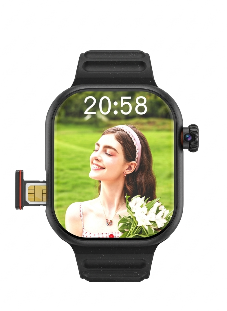 Galaxy C95 Ultra Watch ( 5G SIM +12 MP Camera) 2 Strap Free In Box🎁