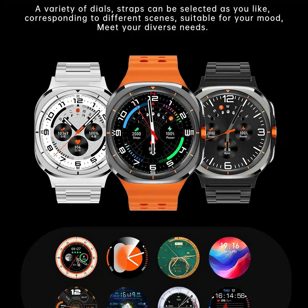 Galaxy Watch 7 Ultra (5G SIM) Camera Smartwatch | All-in-One Android & IOS| 8/128GB (Free Keychain🎁)